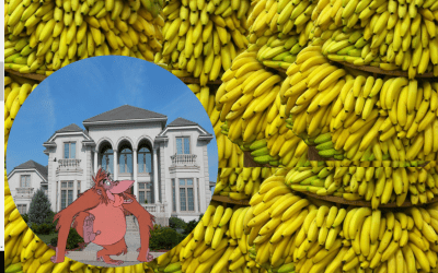 El zoo humano y el club de los 2.500 super primates que pueden comprar más de 1.000 millones de kilos de plátanos.